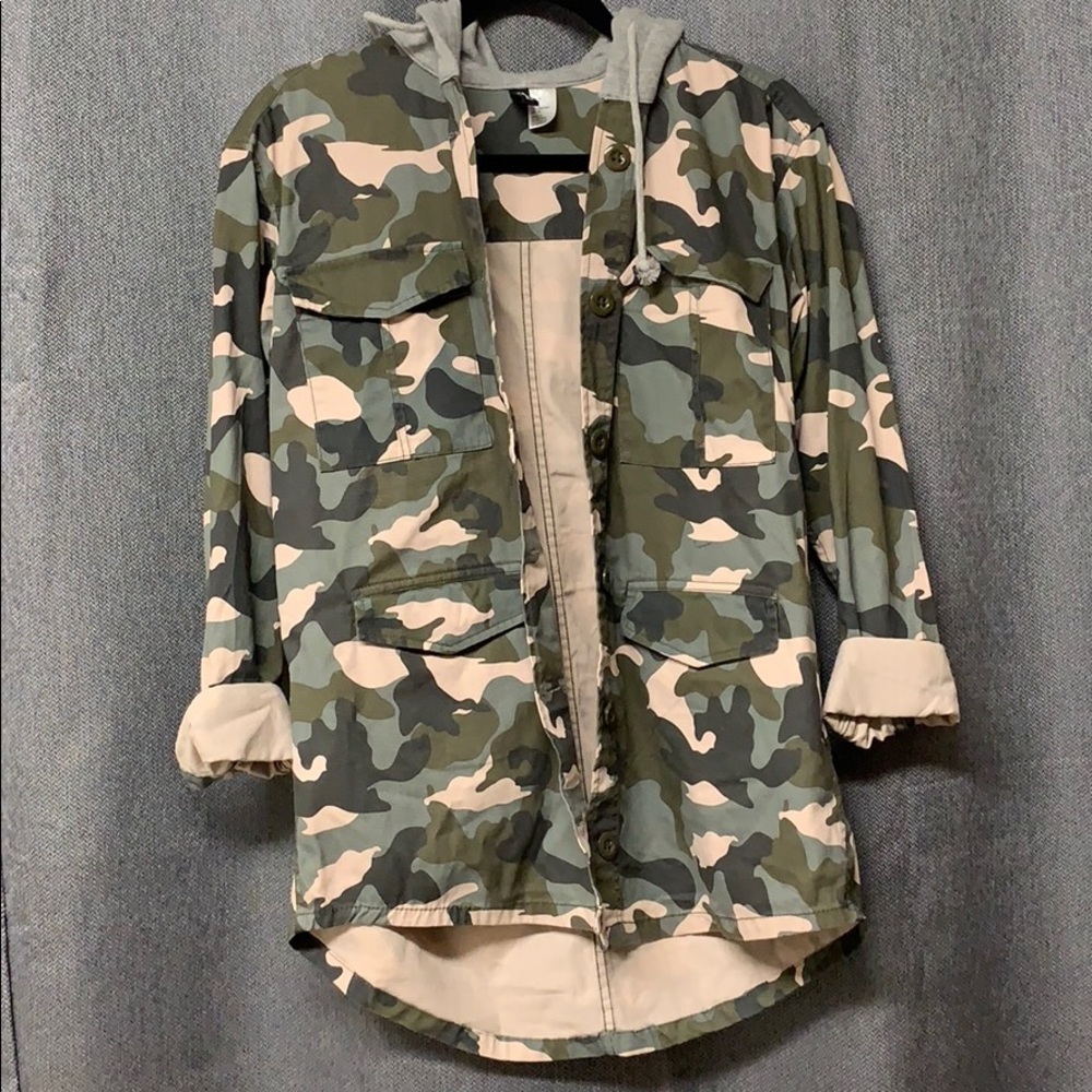 H&M camo jacket
